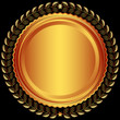 Vector: Bronze round frame Bronze round frame