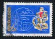 Federation Emblem and Students