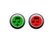 Button music.
