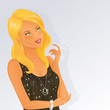 Thinking girl