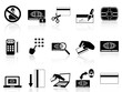 Vector: credit card concept icons set credit card concept icons set