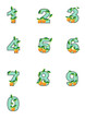 Vector: Number 0-9 Number 0-9