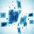 Blue background. Vector
