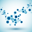 Abstract Hexagonal Background. Vector