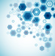 Abstract Hexagonal Background. Vector