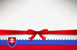 Abstract background with the Slovakia Flag