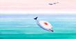 abstract sea waterscape