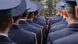 March-past soldiers