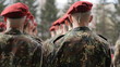 March-past soldiers