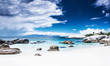Paradise beach panoramic landscape