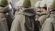 March-past soldiers