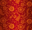 wedding card design, paisley floral design , India