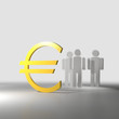 Illustration: euro menschen euro menschen
