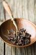 Close up of cloves spice in a bowl