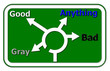 Good or Band Ways Signs