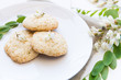 Photo: Cookies with acacia's flowers Cookies with acacia's flowers