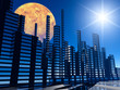 Illustration: Night landscape Night landscape
