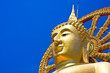Budha against blue sky. Thailand