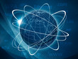 Illustration: Modern communications. Abstract techno backgrounds Modern communications. Abstract techno backgrounds