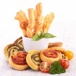 assortment of puff pastries appetizer