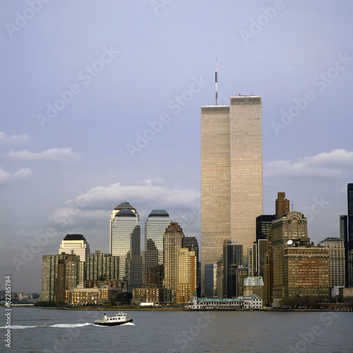 Photo: NYC Skyline With The Twin Towers NYC Skyline With The Twin Towers