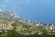 Photo: aerial view of Crimea coastline near Yalta aerial view of Crimea coastline near Yalta