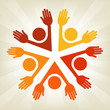Colorful people vector.