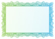 Certificate. Vector pattern currency and diplomas