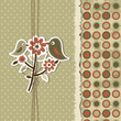 Template greeting card, vector
