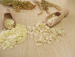 Hirseflocken und Reisflocken