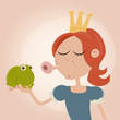 prinzessin frosch küssen