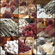 Arabic Tea, Spices and Herbs Collage