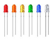Set of color LEDs