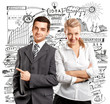 Photo: Business Woman and Man Business Woman and Man