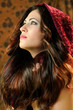 brunette girl with long hair