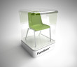 Design green chair showcase
