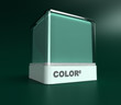 Green color block