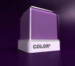 Purple color block