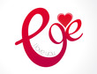 Vektor: abstract love text wallpaper abstract love text wallpaper