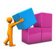 Manikin Four Cubes