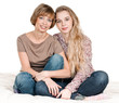 daughter and mother