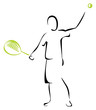 Vector: Tennis player Tennis player