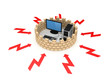 Firewall concept.