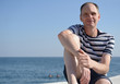 Foto: Man on a beach Man on a beach