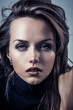 sensual glamour portrait of a beautiful female woman