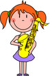 Illustration: saxophone saxophone