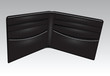 Black leather purse