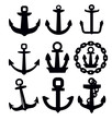 anchor icon set