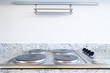 Four electric elements on a stove