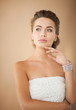 Photo: woman with pearl earrings and bracelet woman with pearl earrings and bracelet